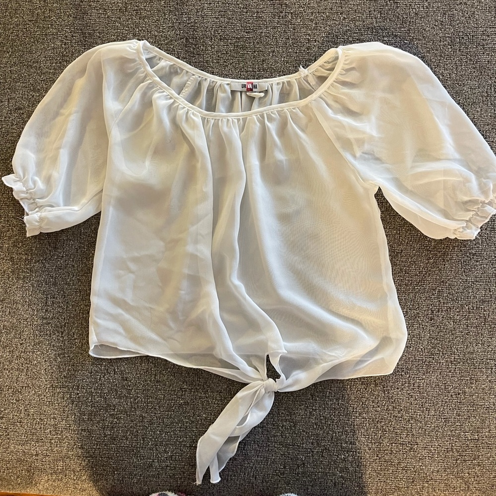 Sheer dress shirt